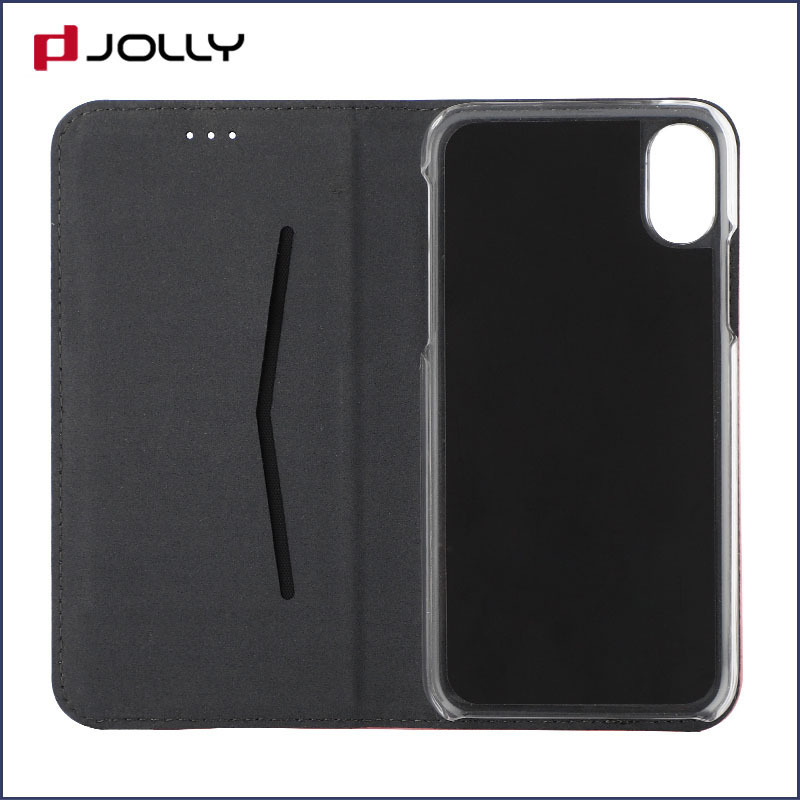 pu leather anti radiation phone case with slot for iphone xs 9