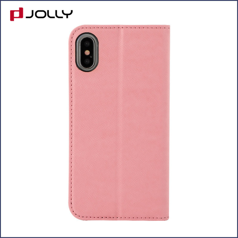 pu leather anti radiation phone case with slot for iphone xs 7