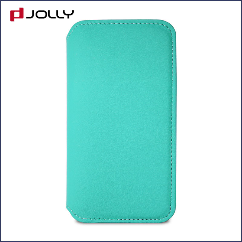 wholesale magnetic flip phone case with id and credit pockets for mobile phone 6