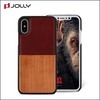 iPhone X/Xs Wood Phone Case, Natural Wood Engraving Shock Absorption Slim Thin Protective Cover DJS0736 2