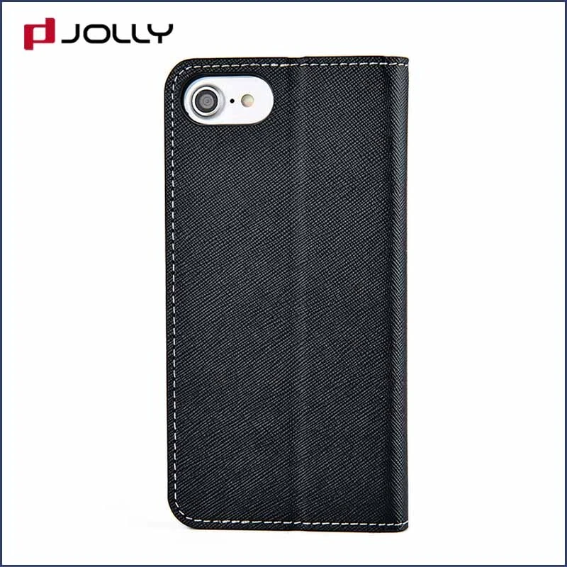 Jolly custom cell phone wallet purse with id and credit pockets for apple 8