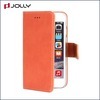 Jolly women leather cell phone wallet with printed pattern cover for apple 7