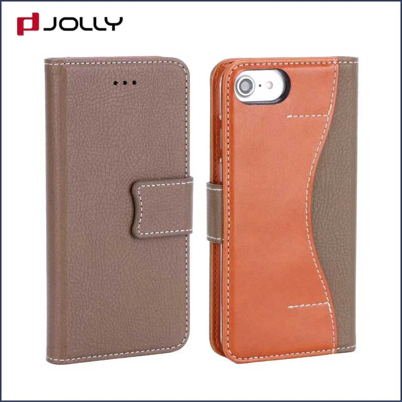 Jolly cell phone wallet wristlet with printed pattern cover for apple 5