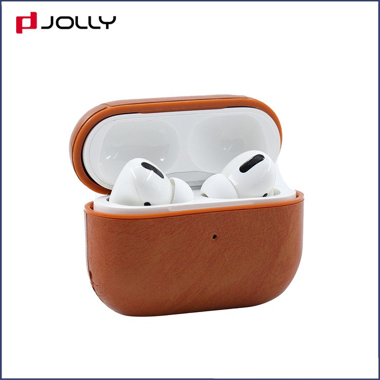 Custom PU Leather Protective Case Cover with Charging for Airpods Pro RJT-P0008 2