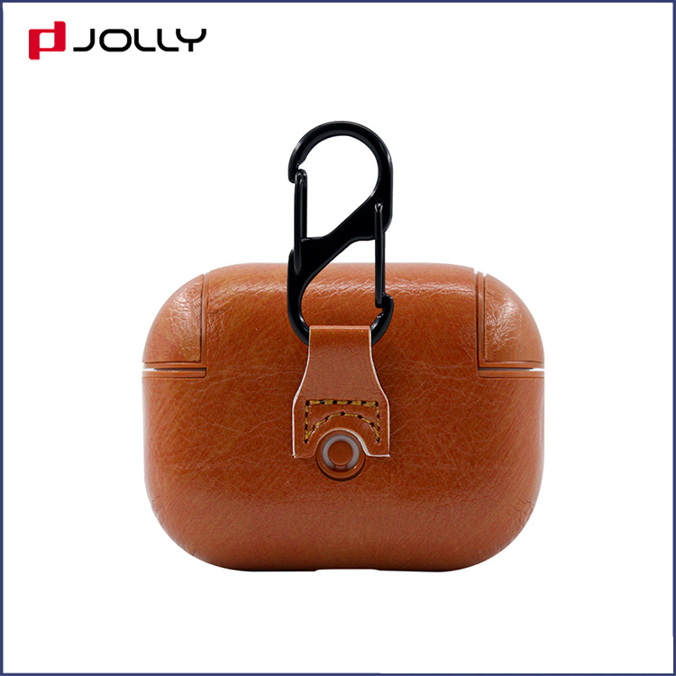 Custom PU Leather Protective Case Cover with Charging for Airpods Pro RJT-P0008 3