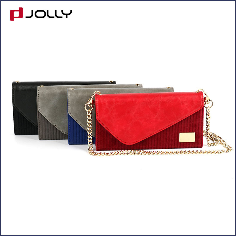 Jolly hot sale wallet purse phone case with rfid blocking features for sale 5