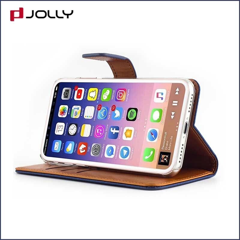 Jolly wallet case with rfid blocking features for iphone xs 6
