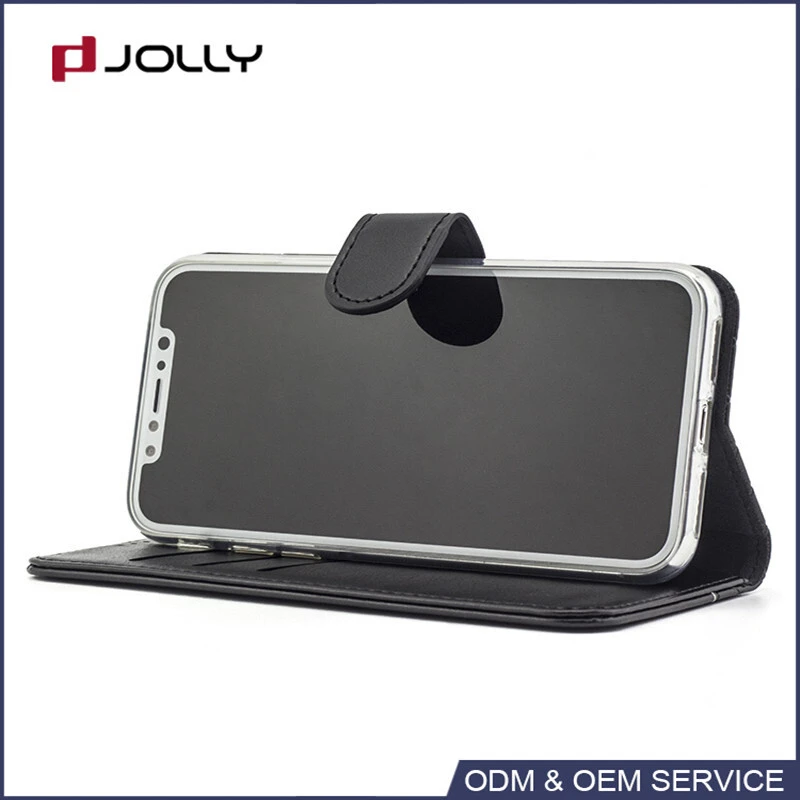 real carbon fiber leather cell phone wallet case with cash compartment for mobile phone 5