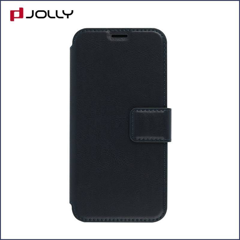 iPhone Xs Mobile Cover Slim Leather Flip Phone Case With Strong Magnetic Closure DJS1006 1