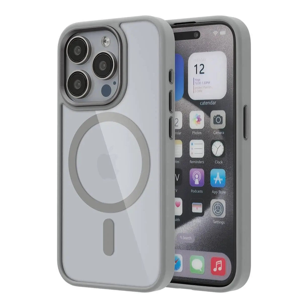 Grip Crystal Phone Case With Magnet For iPhone 16 Pro Max 1