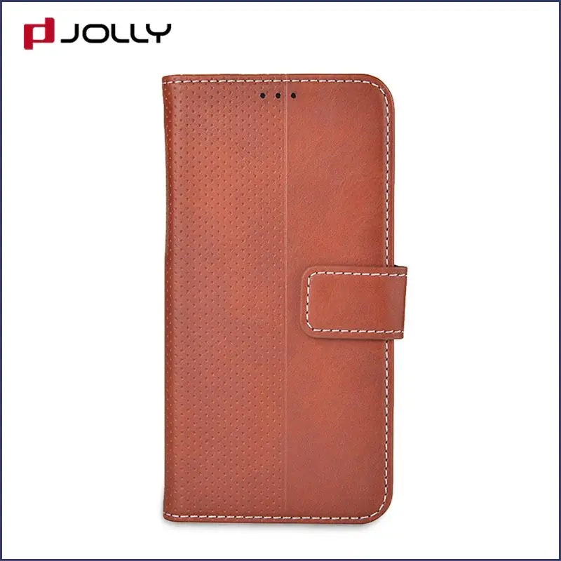 Jolly leather cell phone wallet with id and credit pockets for mobile phone 3