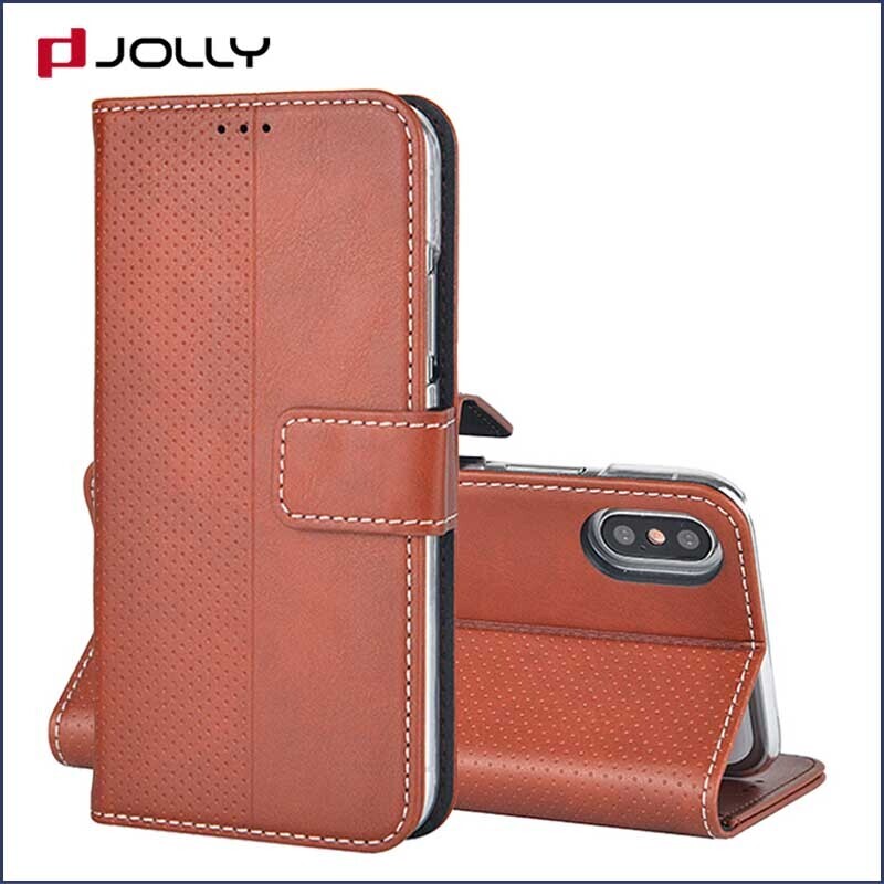djs cell phone wallet purse with credit card holder for iphone xs 8
