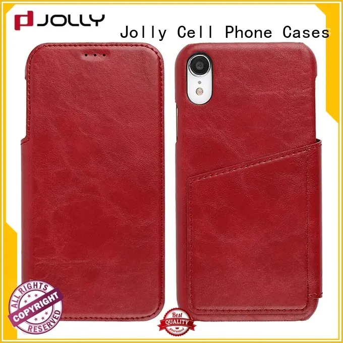 Jolly leather handy flip case cover supplier 1