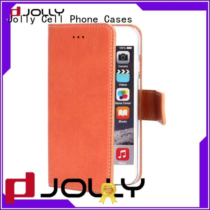 Jolly wristlet mens leather cell phone wallet ladies manufacturer 1