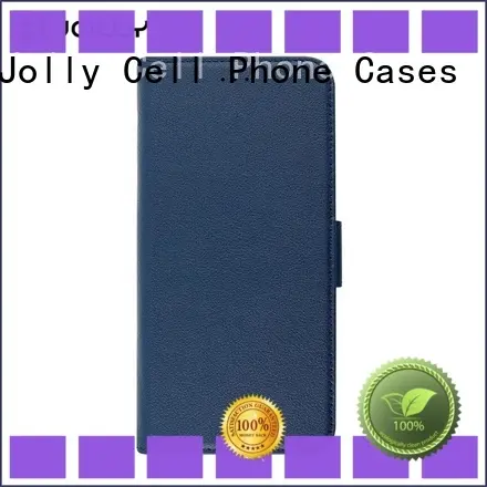 Jolly pu leather phone case maker with credit card holder for iphone x 1