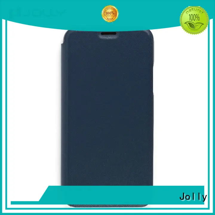 Jolly pu leather flip cover phone case with slot for sale 1