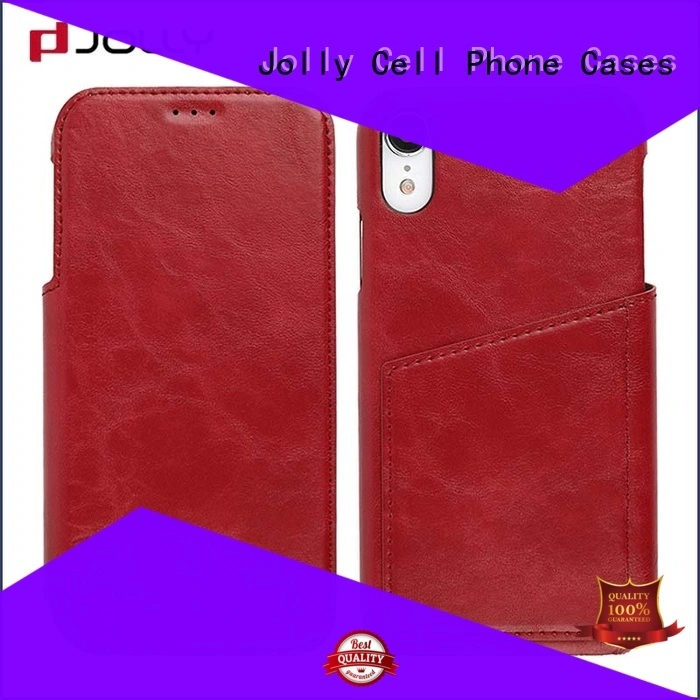initial case flip with slot kickstand for iphone xs Jolly 1