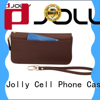Jolly book women's cell phone wallet with cash compartment for iphone xs 1