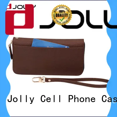 Jolly book women's cell phone wallet with cash compartment for iphone xs 1