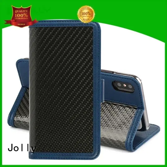 artificial zipper phone wallet with rfid blocking features for apple Jolly 1