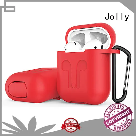 Jolly djs Airpods Case with button hole hollow for apple airpods 1