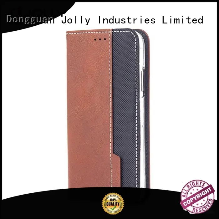 initial apple iphone flip case with slot for sale Jolly 1
