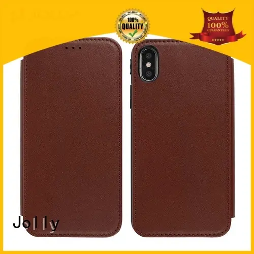 hot sale mobile phone flip cases with strong magnetic closure for mobile phone Jolly 1
