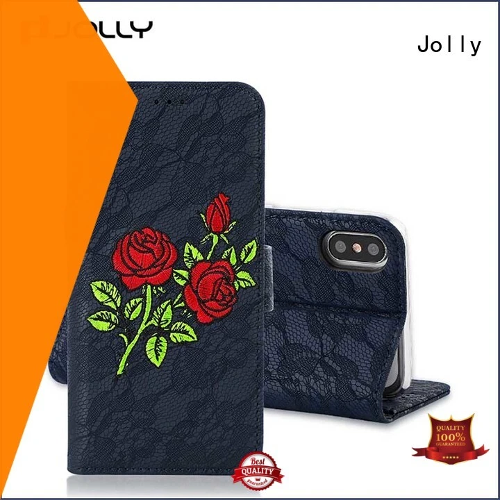 Jolly professional iphone cases wallet style with slot for apple 1