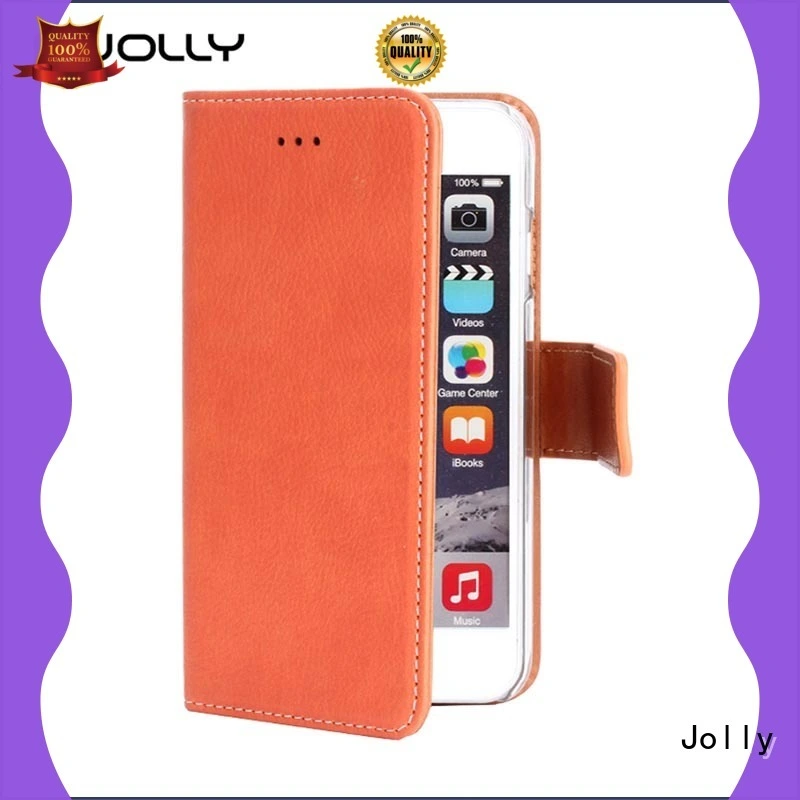mobile phone wallets with printed pattern cover for iphone xs Jolly 1
