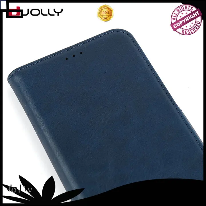 Initial Phone Case Pu Leather Folio Phone Case With Slot Kickstand For iPhone Xs Max DJS0993 1