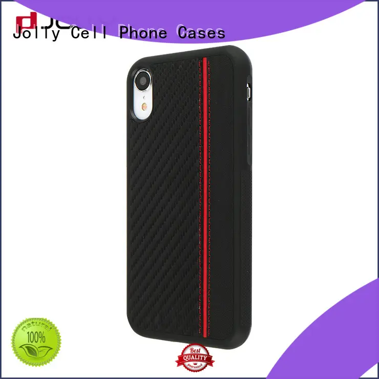 iPhone Xr Phone Cover, Slim Spliced Two Leather Phone Case DJS1009 1