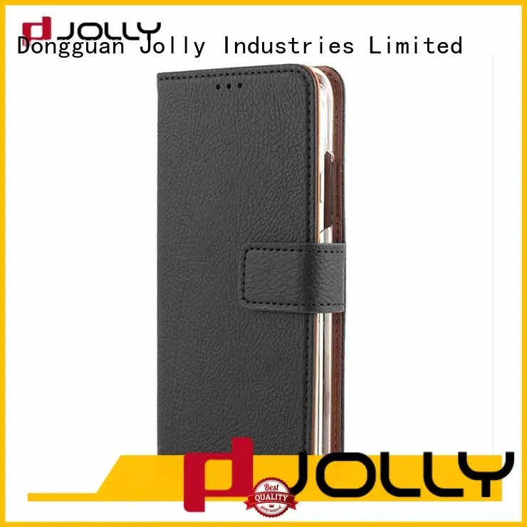 iPhone X Cell Phone Cases, Leather Wallet Phone Case With Cash Compartment DJS0497 1