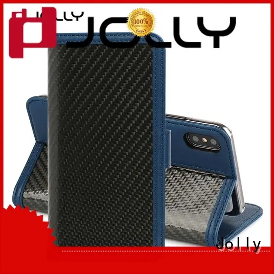 Case For iPhone Xs Max, Real Carbon Fiber Phone Case Rfid Blocking Features DJS983 1