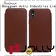 iPhone X Flip Cover, Real Leather Case With Id & Credit Card Pockets DJS998 1