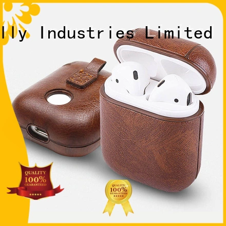 Jolly earpods carrying case with button hole hollow for apple airpods 1