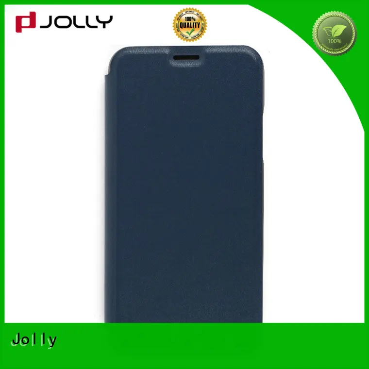 flip cell phone case with id and credit pockets for iphone xs Jolly 1
