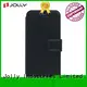 slim leather flip phone case with id and credit pockets for sale 1