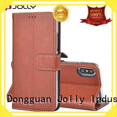 Jolly women magnetic wallet phone case with printed pattern cover for mobile phone 1