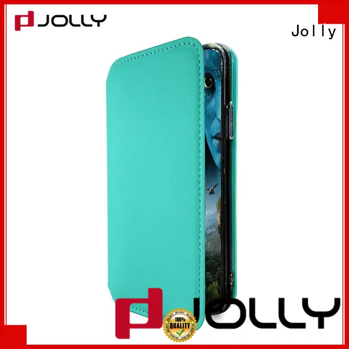 Jolly slim leather smartphone flip case for sale 1