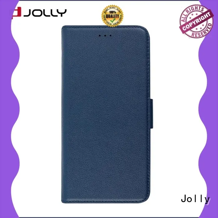 Jolly pu leather unique phone cases with credit card holder for mobile phone 1