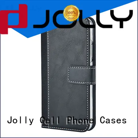 Jolly wallet purse phone case with id and credit pockets for apple 1