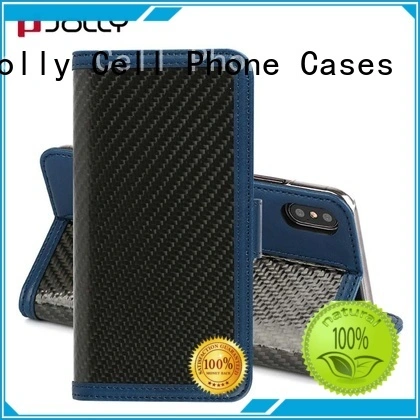 Jolly artificial wallet style phone case with slot for sale 1