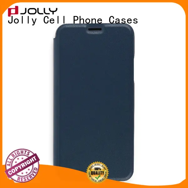 folio anti radiation phone case with slot kickstand for mobile phone 1