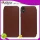 Jolly initial leather flip phone case with strong magnetic closure for iphone xs 1