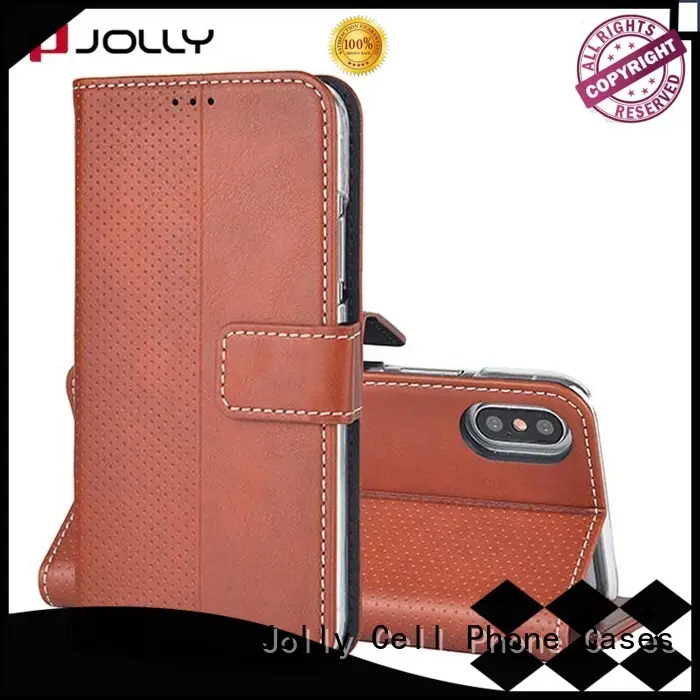Jolly designer wallet phone case with printed pattern cover for mobile phone 1