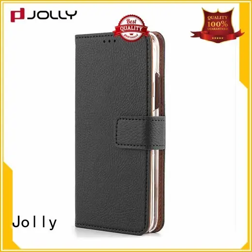 Jolly new wallet purse phone case with rfid blocking features for mobile phone 1