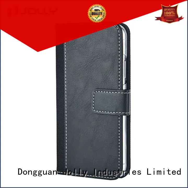 Jolly real carbon fiber cell phone wallet combination company for apple 1