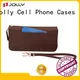 Jolly artificial cell phone wallet wristlet company for iphone xs 1