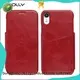 Jolly pu leather personalised leather phone case with strong magnetic closure for iphone xs 1