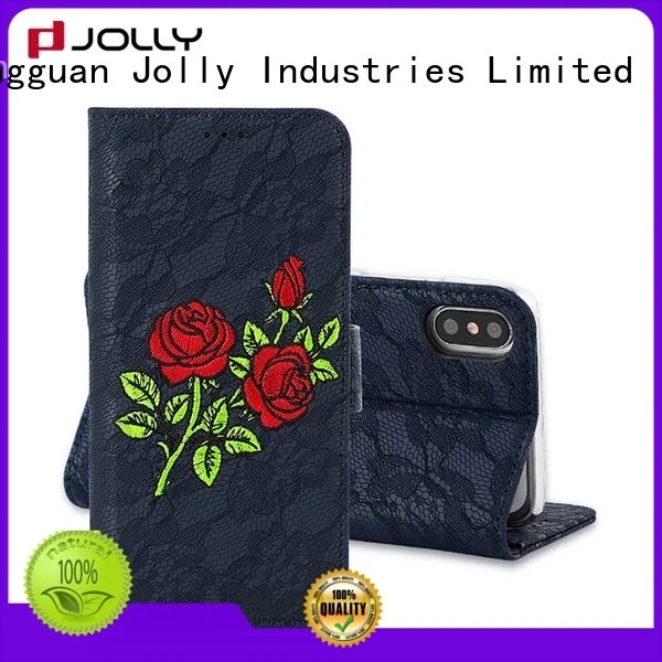 Jolly latest mens cell phone wallet factory for iphone xs 1